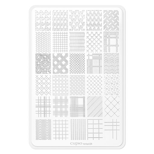 Plaquette stamping artist - Plaquette stamping The Artist 01 Cupio chez Rusk Nails