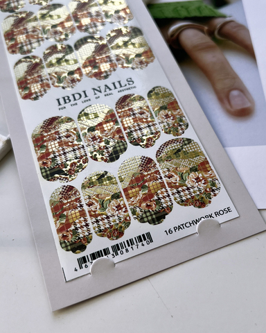 Ibdi nails patchwork - Ibdi Nails 16 Patchwork Rose chez Rusk Nails