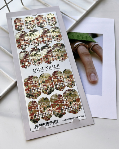 Ibdi nails patchwork - Ibdi Nails 16 Patchwork Rose chez Rusk Nails
