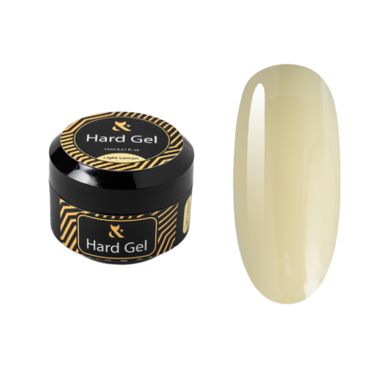 Gel ongles - F.O.X Hard gel Cover Light Lemon, 15 ml chez Rusk Nails