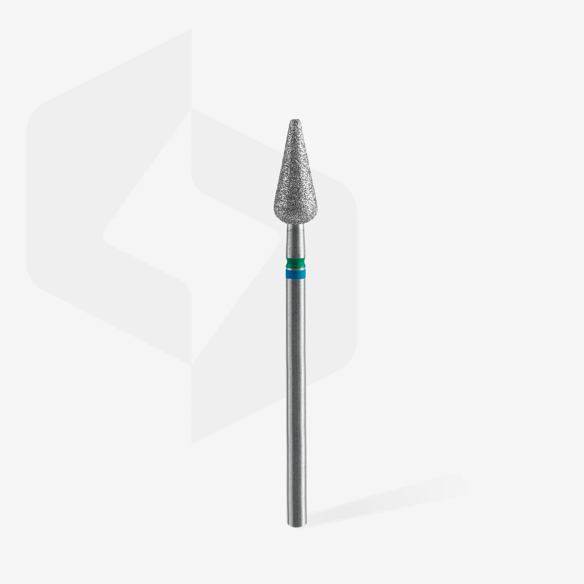 Diamond embout pear - Diamond Embout pear blue-green chez Rusk Nails