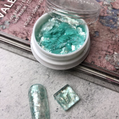 Flakes opal green - Flakes Opal GREEN chez Rusk Nails