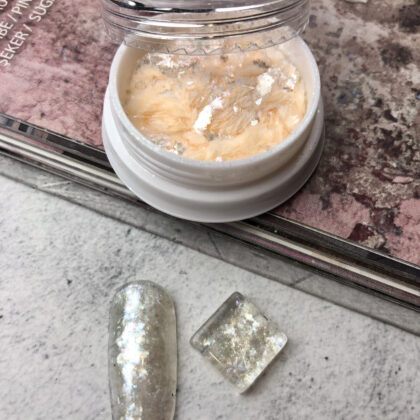 Flakes opal peach - Flakes Opal Peach chez Rusk Nails