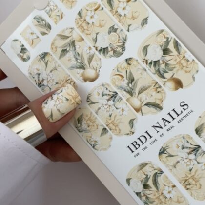 Ibdi nails lemon - IBDI NAILS 02 Lemon Garden chez Rusk Nails