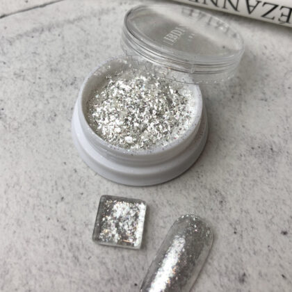 Snow silver flakes - Snow Silver Flakes chez Rusk Nails