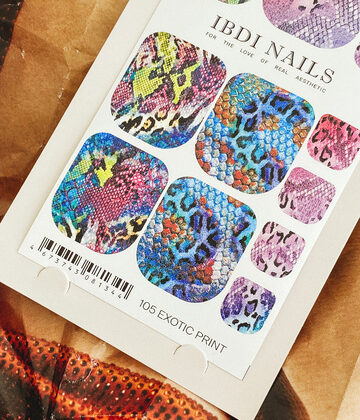Ibdi nails 105 - IBDI NAILS 105 Exotic Print chez Rusk Nails