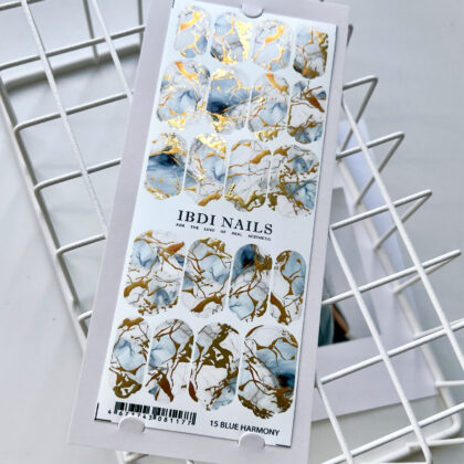 Ibdi nails blue - Ibdi Nails 15 Blue Harmony chez Rusk Nails