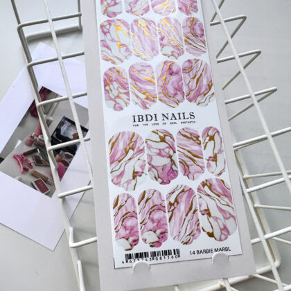 Ibdi nails barbie - Ibdi Nails 14 Barbie Marble chez Rusk Nails