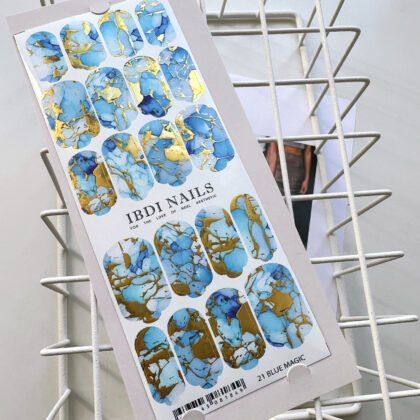 Ibdi nails blue - Ibdi Nails 21 Blue Magic chez Rusk Nails
