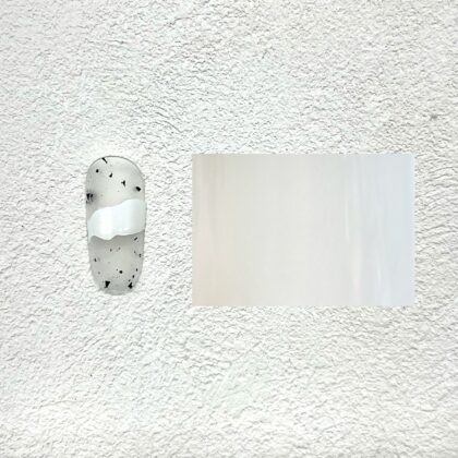 Nail transfert feuille - Nail Transfert Feuille White by Ibdi chez Rusk Nails