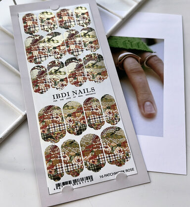 Ibdi nails patchwork - Ibdi Nails 16 Patchwork Rose chez Rusk Nails