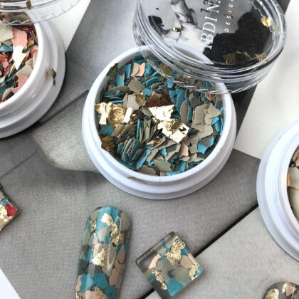 Terrazzo tiffany - Terrazzo Tiffany chez Rusk Nails