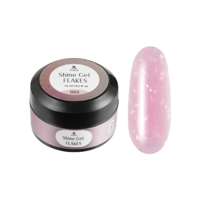 Gel ongles - F.O.X Shine gel Flakes 002, 15 ml chez Rusk Nails
