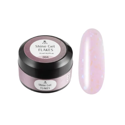 Gel ongles - F.O.X Shine gel Flakes 004, 15 ml chez Rusk Nails