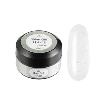 Gel ongles - F.O.X Shine gel Flakes 005, 15 ml chez Rusk Nails