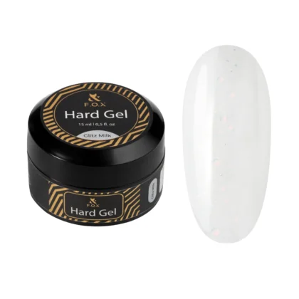 Gel ongles - F.O.X Hard gel Glitz Milk, 15 ml chez Rusk Nails