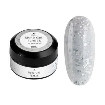 Gel ongles - F.O.X Shine gel Flakes 006, 15 ml chez Rusk Nails
