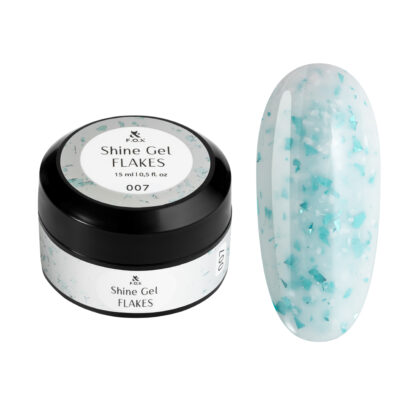 Gel ongles - F.O.X Shine gel Flakes 007, 15 ml chez Rusk Nails