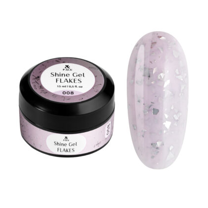 Gel ongles - F.O.X Shine gel Flakes 008, 15 ml chez Rusk Nails