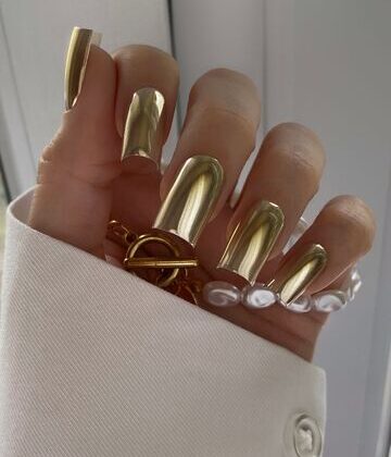 Chrome nude - Chrome Nude 1 chez Rusk Nails