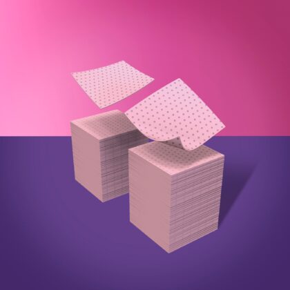 Serviettes perforées non - Serviettes perforées non pelucheuses EXPERT,400 pcs chez Rusk Nails