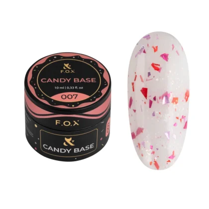 Base ongles - F.O.X Candy Base 007, 10 ml chez Rusk Nails